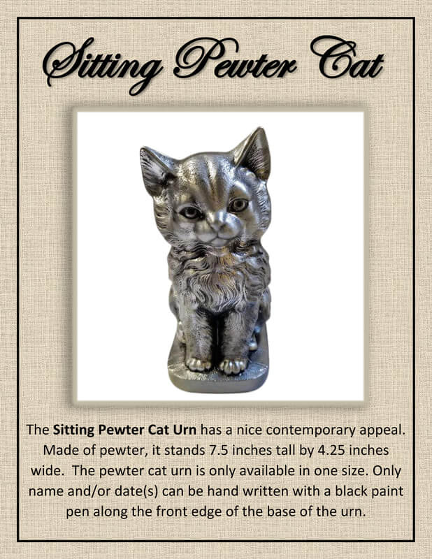 131288562 1o Sitting Pewter Cat Catalog Page 15 Orig